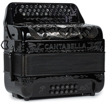 Cantabella Dragón Acordeón 5 Registros Fa Negro