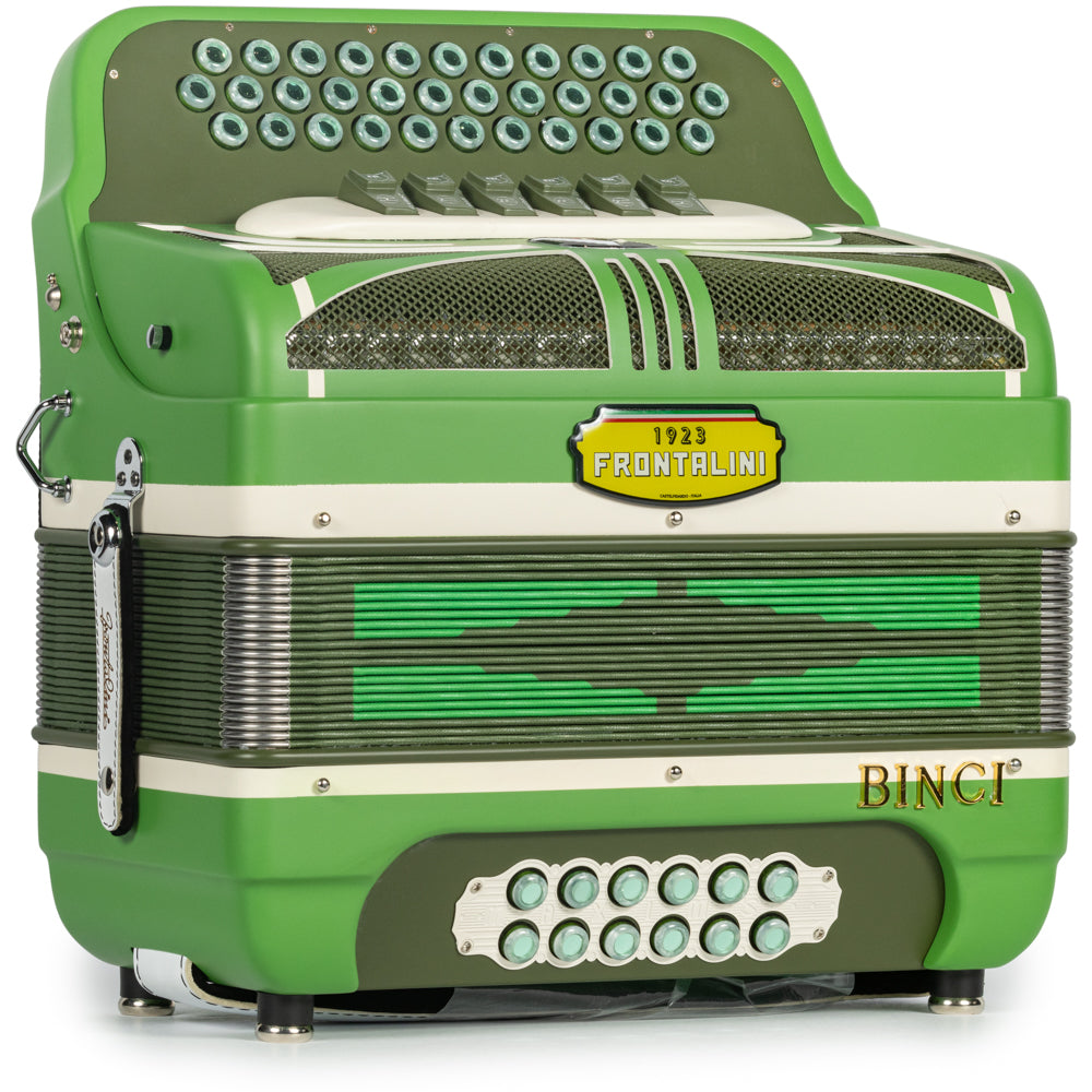 Frontalini Limited Edition Binci 6 Switch FBE-EAD Accordion in Matte Green
