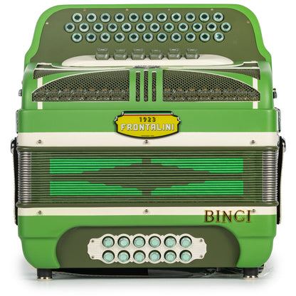 Frontalini Edición Limitada Binci Acordeón 6 Registros Fa-Mi Verde Mate