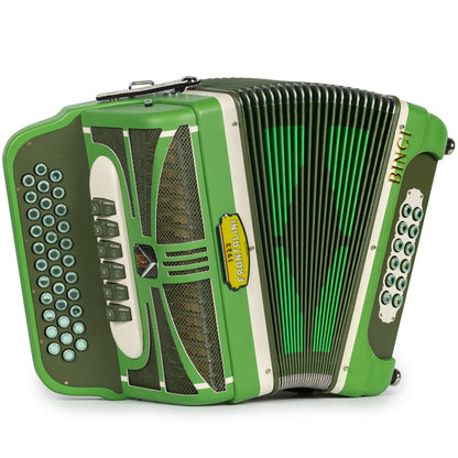 Frontalini Edición Limitada Binci Acordeón 6 Registros Fa-Mi Verde Mate
