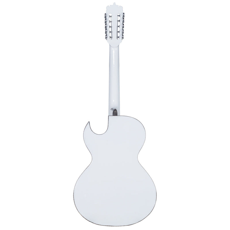 Garibay Bajo Quinto White Sapele with Case-bajo quinto-Garibay- Hermes Music