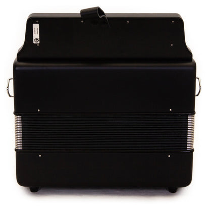 Hohner Compadre Accordion GCF Black with Gray Grill and Cantabella Straps Bundle-accordion-Hermes Music- Hermes Music