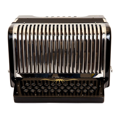 Hohner Corona II Xtreme FBE Black-accordion-Hohner- Hermes Music