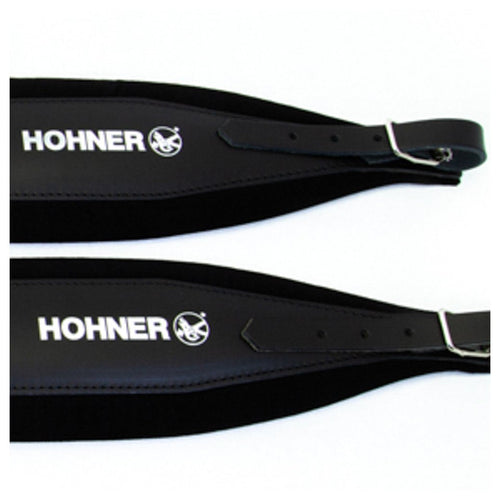 Hohner Correas Anchas Negras de Acordeón