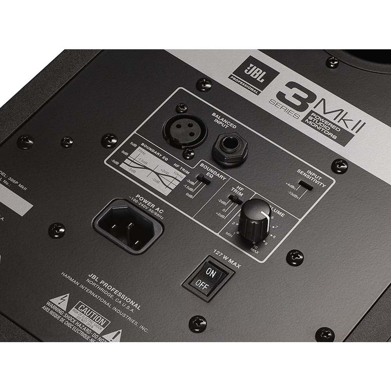 JBL 306P MkII - Powered 6.5" Two-Way Studio Monitor-Home Studio-JBL- Hermes Music