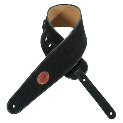 Levy Signature Suede Series 4in Leather Guitar Strap