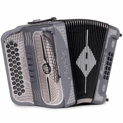 Sonola Maximum II Acordeon 5 Registros EAD Gris con Matte Plateado
