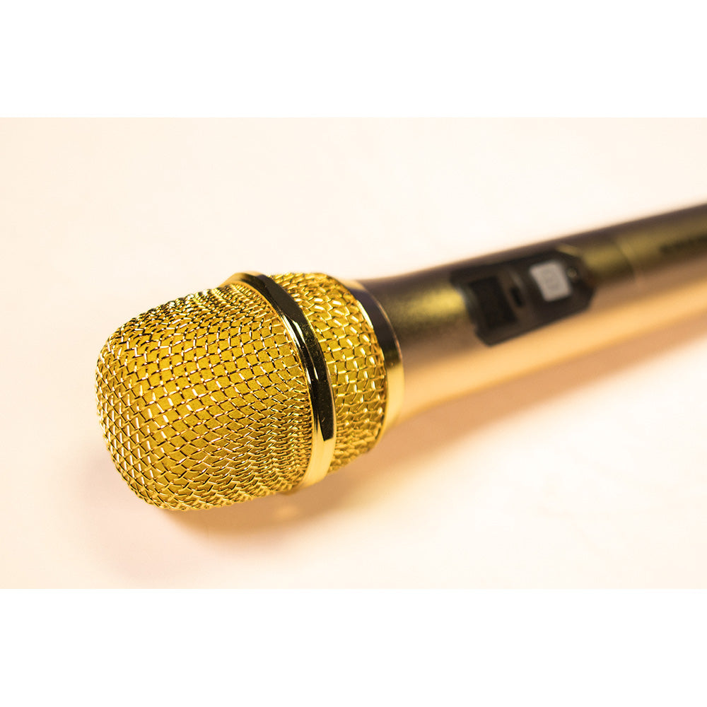 Momar Music MM-WMIC GOLD  Professional UHF Wireless Microphone
