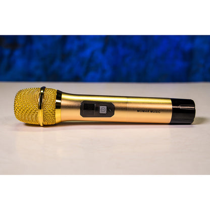 Momar Music MM-WMIC GOLD  Professional UHF Wireless Microphone