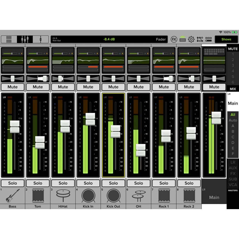 Mackie DL32S 32-Channel Wireless Digital Live Sound Mixer with Built-In Wi-Fi-mixer-Mackie- Hermes Music