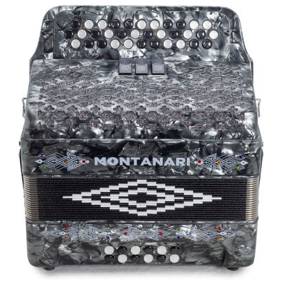 Montanari 3412 Accordion 3 Switch GCF Gray-accordion-Montanari- Hermes Music