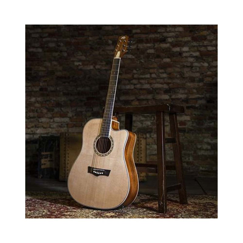 Peavey Delta Woods™ DW-2 CE™ Solid Top Cutaway Acoustic Electric Guitar-guitar-Peavey- Hermes Music