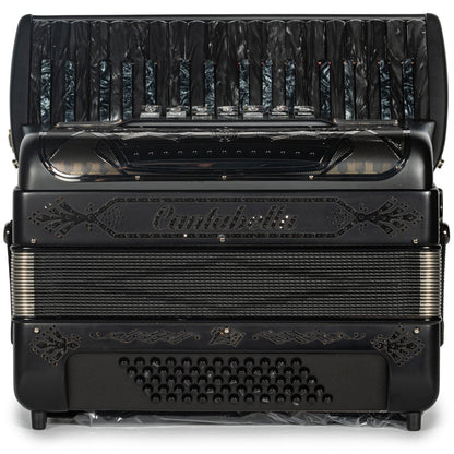 Cantabella Rey Piano Accordion 7 Switch Matte Black Hermes Music Accordion Pro Shop