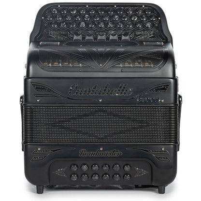 Cantabella Roadmaster Acordeón 5 Registros Fa Edición Especial Blackout Diapasón Pintado