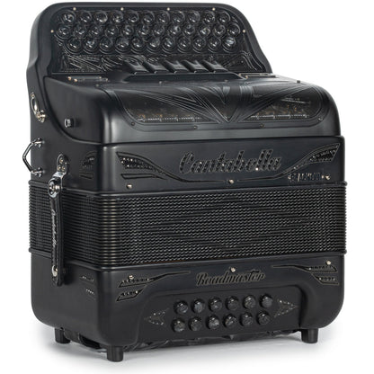 Cantabella Roadmaster Acordeón 5 Registros Fa Edición Especial Blackout Diapasón Pintado