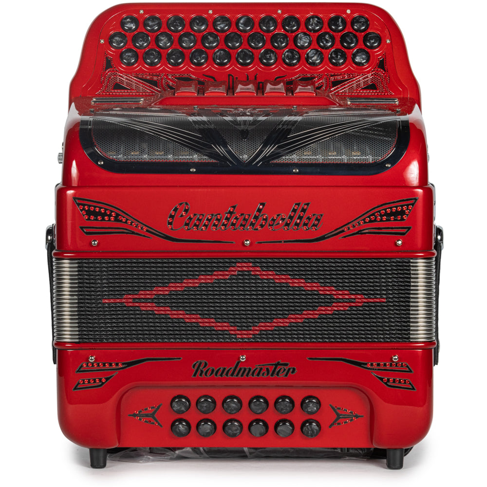 Cantabella Roadmaster Acordeón 5 Registros Sol Edición Especial Diablo Diapasón Pintado