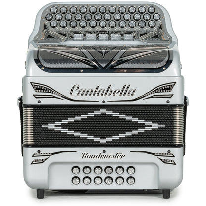 Cantabella Roadmaster Acordeón Ultra Compacto 5 Registros Mi Gris Perla con Negro