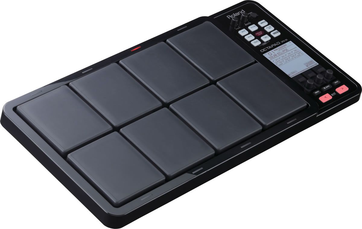 Roland Octapad SPD-30 - Black-Percussion Controller with Eight Velocity-sensitive Pads, 670 Sounds, Effects, and Trigger Inputs-Roland- Hermes Music