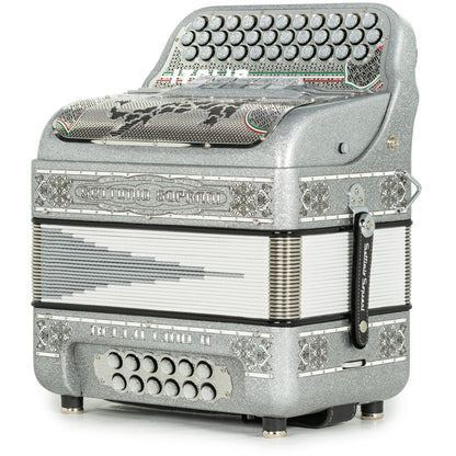 Settimio Soprani Bella Ciao II Acordeon 5 Registros Sol Brillo Plateado