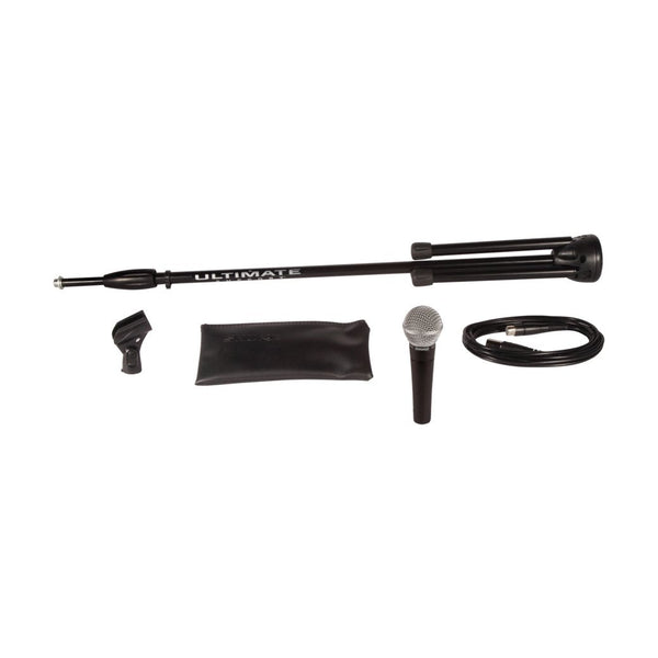 Shure Microphone SM58-CN Bundle with Cable and Stand-bundle-Shure- Hermes Music