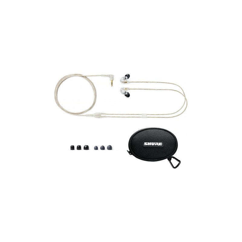 Shure SE215-CL Sound Isolation Headphones with Dynamic Microdriver-headphones-Shure- Hermes Music