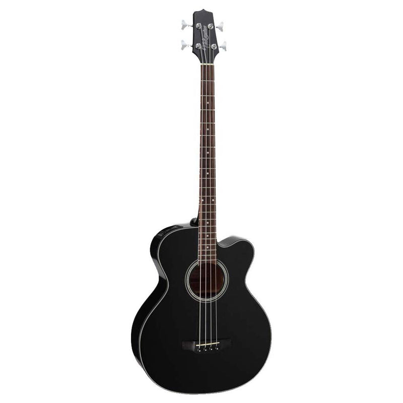 Takamine GB30CE Acoustic/Electric Bass Guitar Black-bass-Takamine- Hermes Music