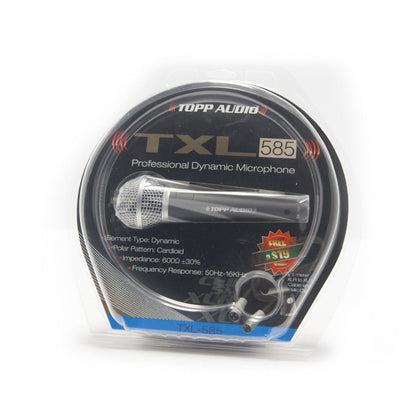Topp Pro TXL585BK Dynamic Microphone-microphone-Topp Pro- Hermes Music