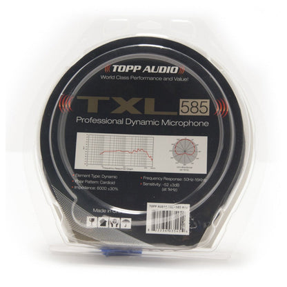 Topp Pro TXL585BK Dynamic Microphone-microphone-Topp Pro- Hermes Music