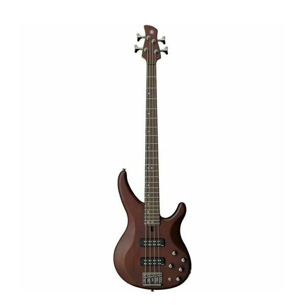 Yamaha TRBX504 4-String Premium Electric Bass Guitar Transparent Brown-Yamaha- Hermes Music